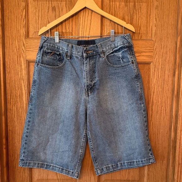 PHAT FARM Baggy Y2K Hip Hop Streetwear Embroidered Jorts Shorts - Picture 2 of 14